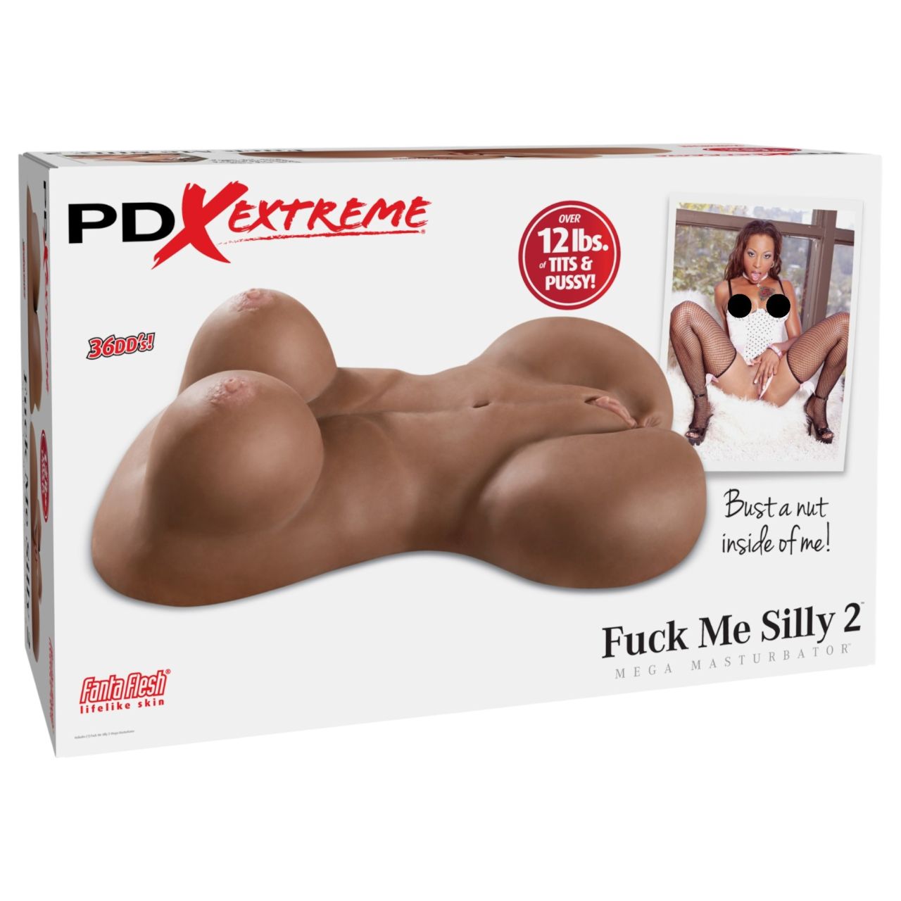/ Pipedream Fuck Me Silly Sista - barna női torzó maszturbátor (5,7 kg)