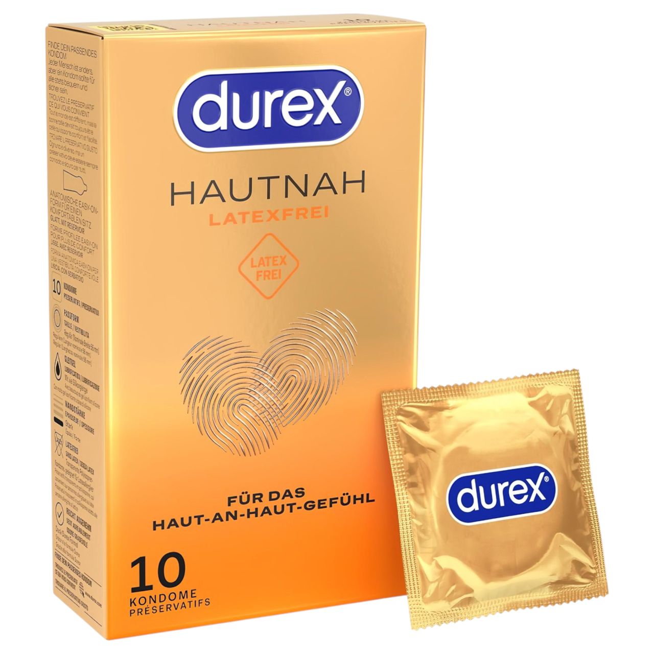 Durex Hautnah - latexmentes óvszer (10 db) Durex Hautnah - latexmentes óvszer (10 db)
