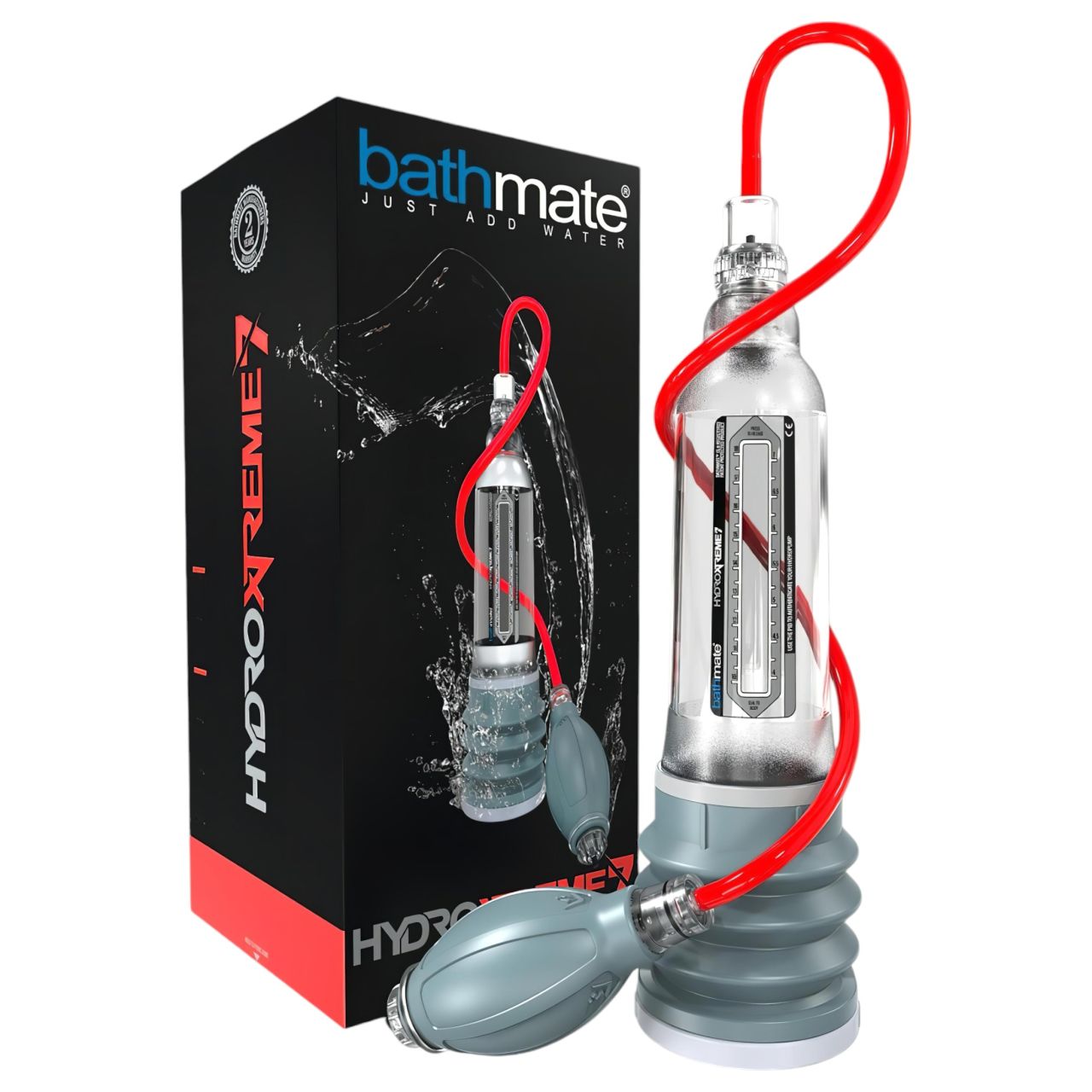 Bathmate Xtreme Hydromax 7 - péniszpumpa szett (átlátszó)