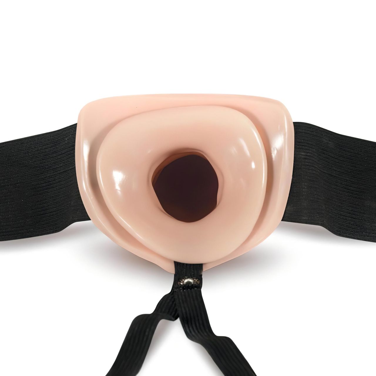 Dr. Skin 6,5 - üreges felcsatolható dildó - 15 cm (testszínű)