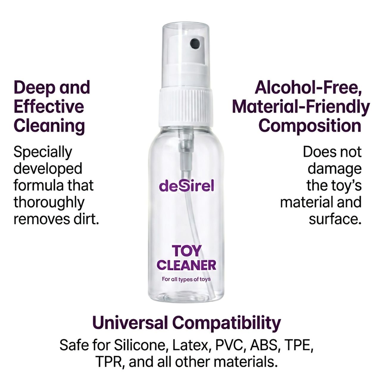 Desirel - fertőtlenítő hatású tisztító spray (50 ml) Desirel - fertőtlenítő hatású tisztító spray (50 ml)