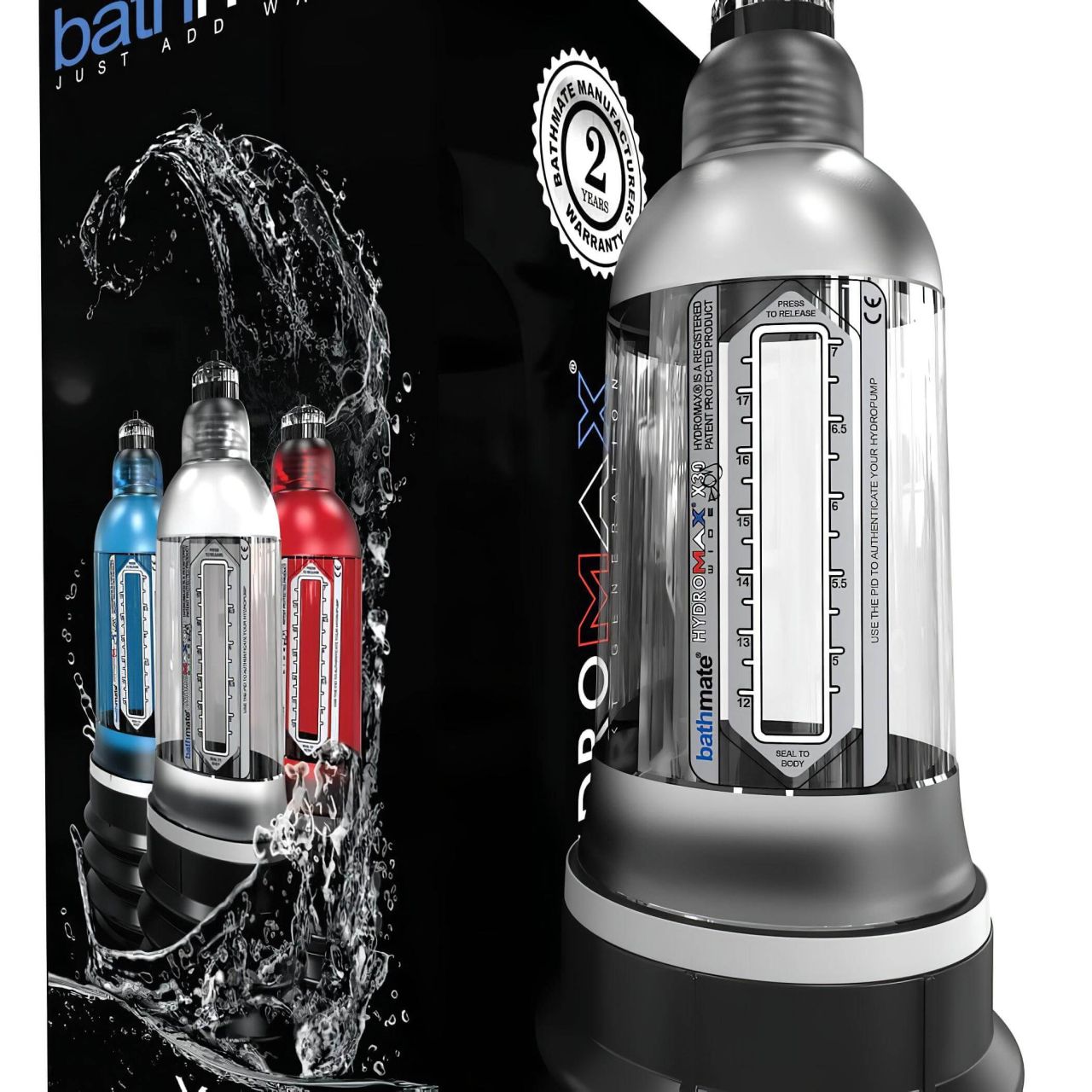 Bathmate Hydromax 7 Wide - hidraulikus péniszpumpa (átlátszó)