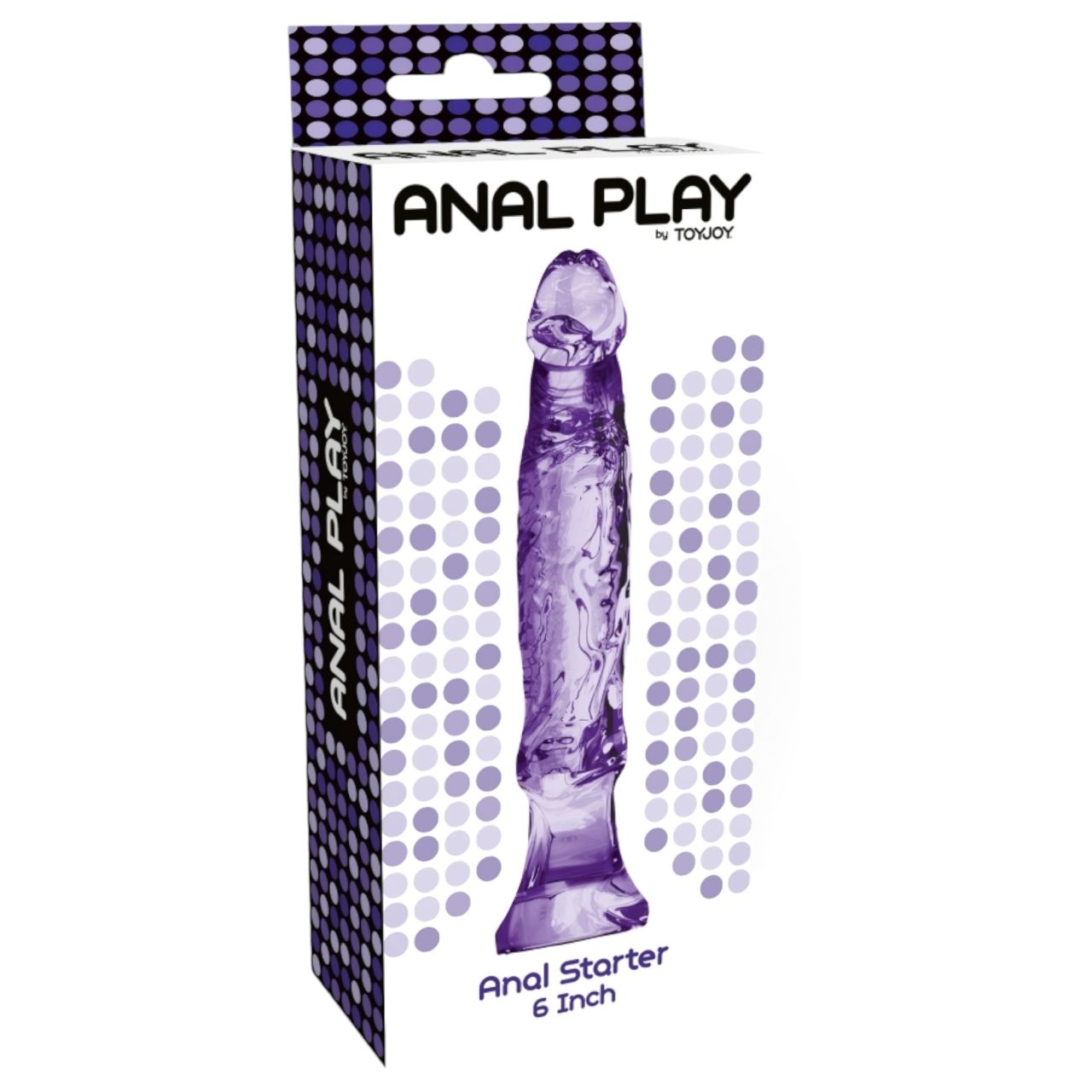 Toyjoy Anal Starter - élethű anál dildó - 16 cm (lila) Toyjoy Anal Starter - élethű anál dildó - 16 cm (lila)