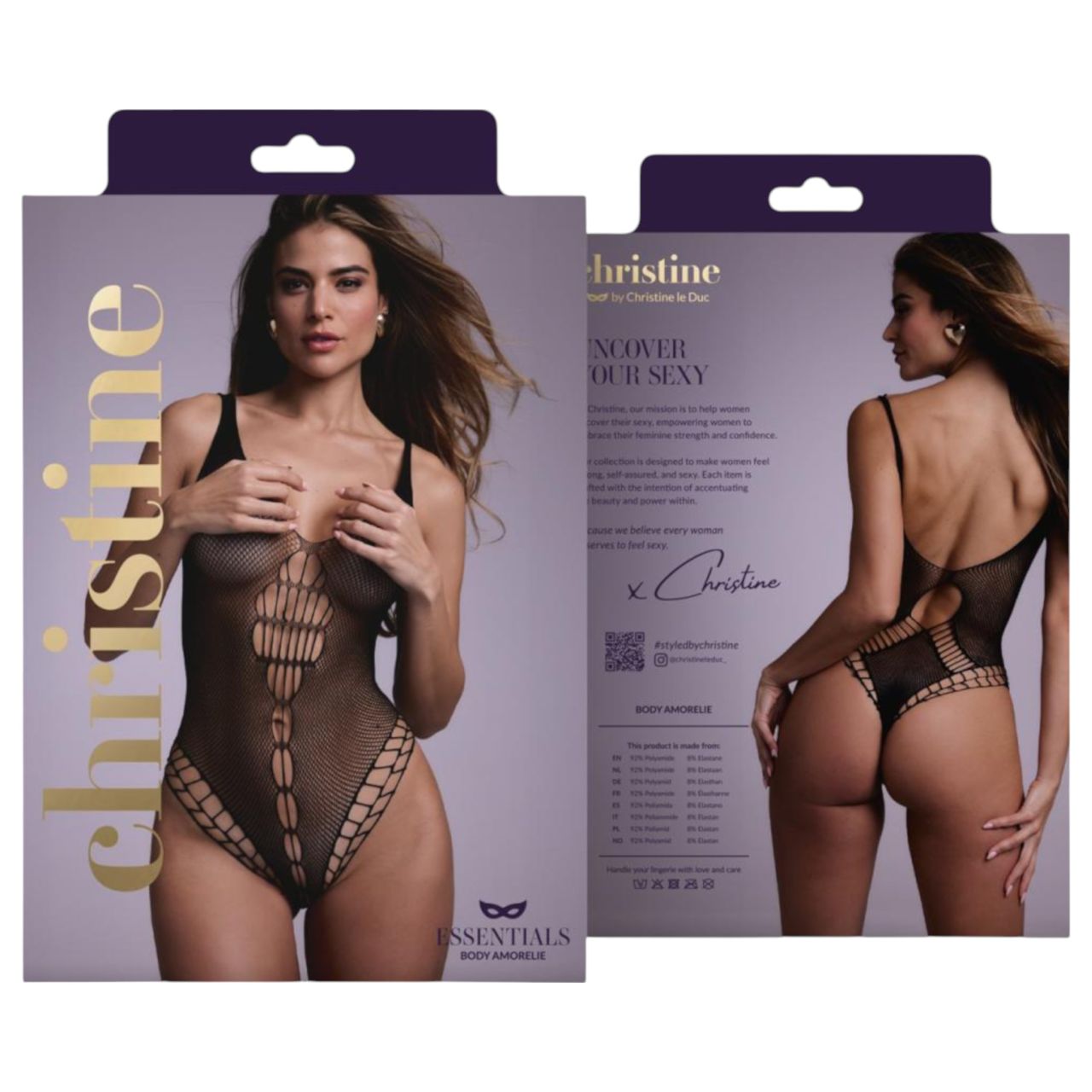 / Christine - necc body (fekete) - S-L