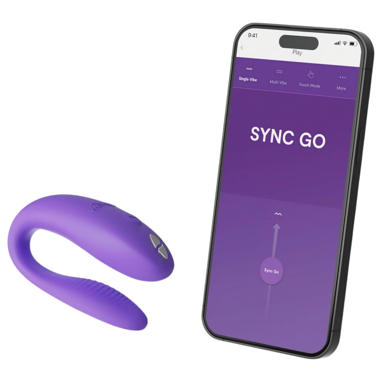 We-Vibe Sync Go – App-vezérelt párvibrátor (lila)