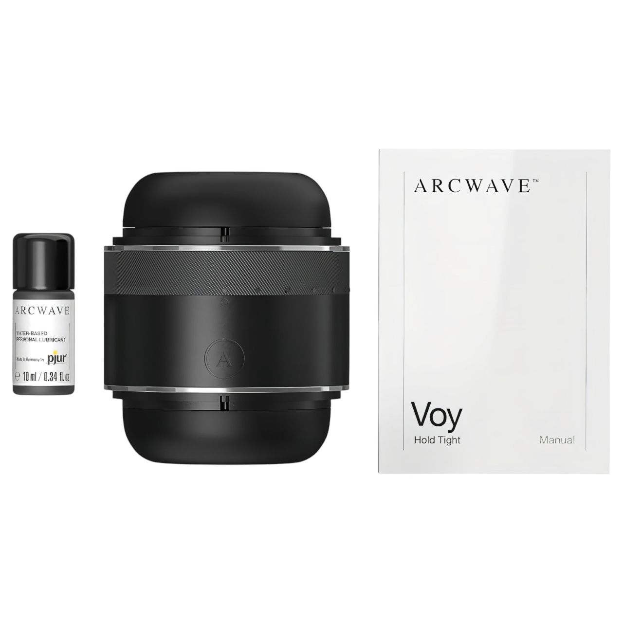 Arcwave Voy - szorító-forgó maszturbátor férfiaknak (fekete) Arcwave Voy - szorító-forgó maszturbátor férfiaknak (fekete)