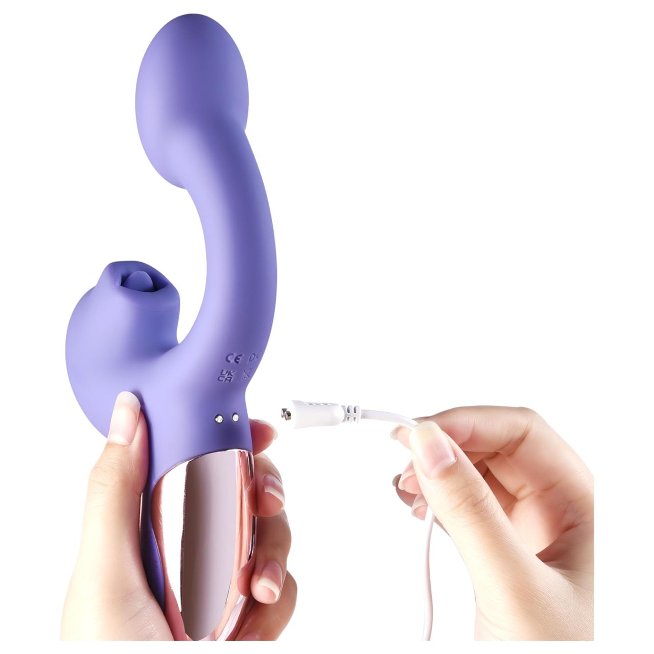 Magic Motion Magic Ponder - 2in1 csiklókaros vibrátor (lila)