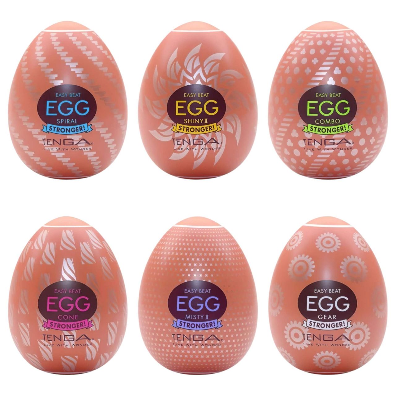 TENGA - Stronger tojás maszturbátor szett - 6 db TENGA - Stronger tojás maszturbátor szett - 6 db