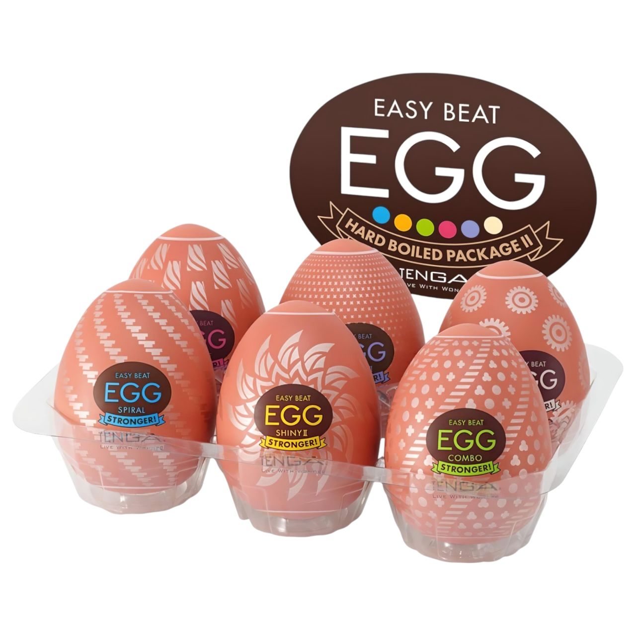 TENGA - Stronger tojás maszturbátor szett - 6 db TENGA - Stronger tojás maszturbátor szett - 6 db