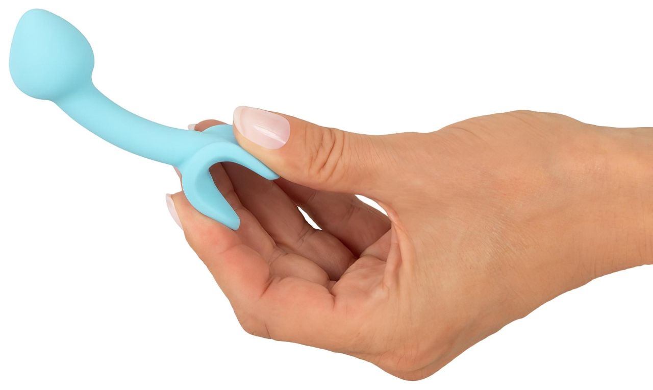 Cuties Mini Butt Plug - szilikon anál plug (kék, 2,6 cm)