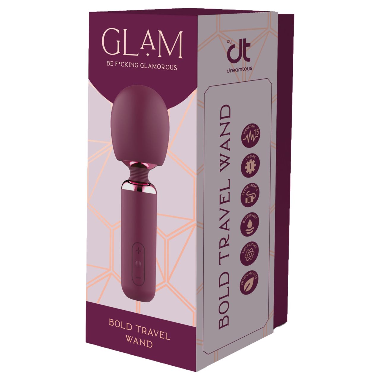 Glam - mini wand vibrátor (lila) Glam - mini wand vibrátor (lila)