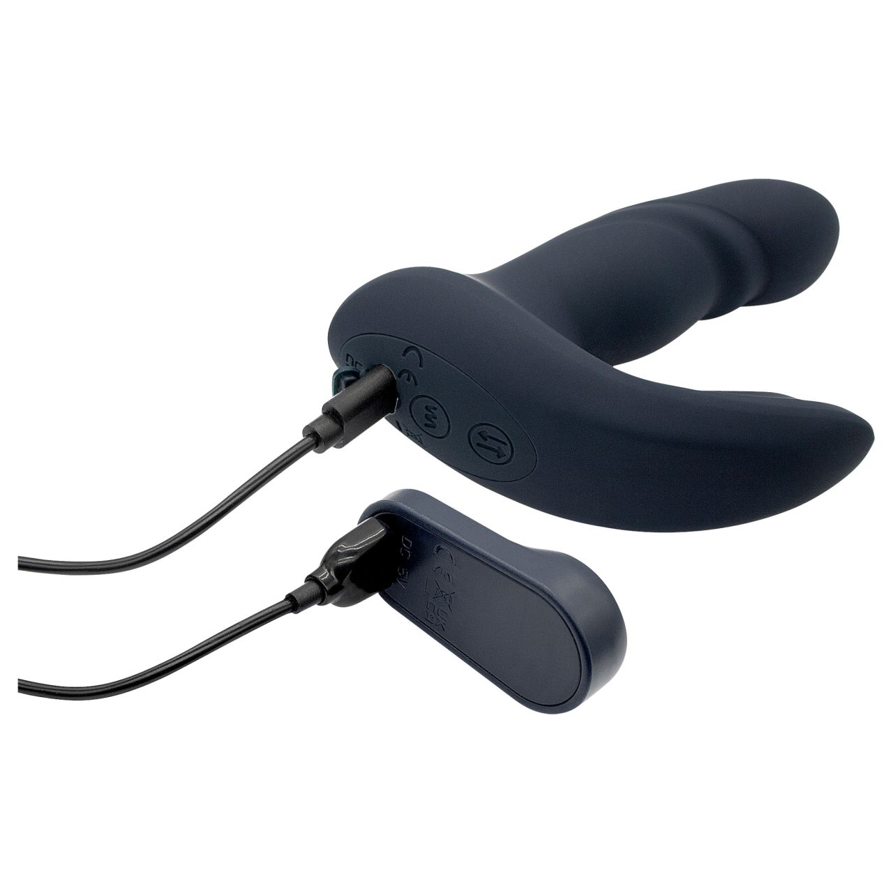 Dreamtoys Pulz - lökő análvibrátor távirányítóval (kék)