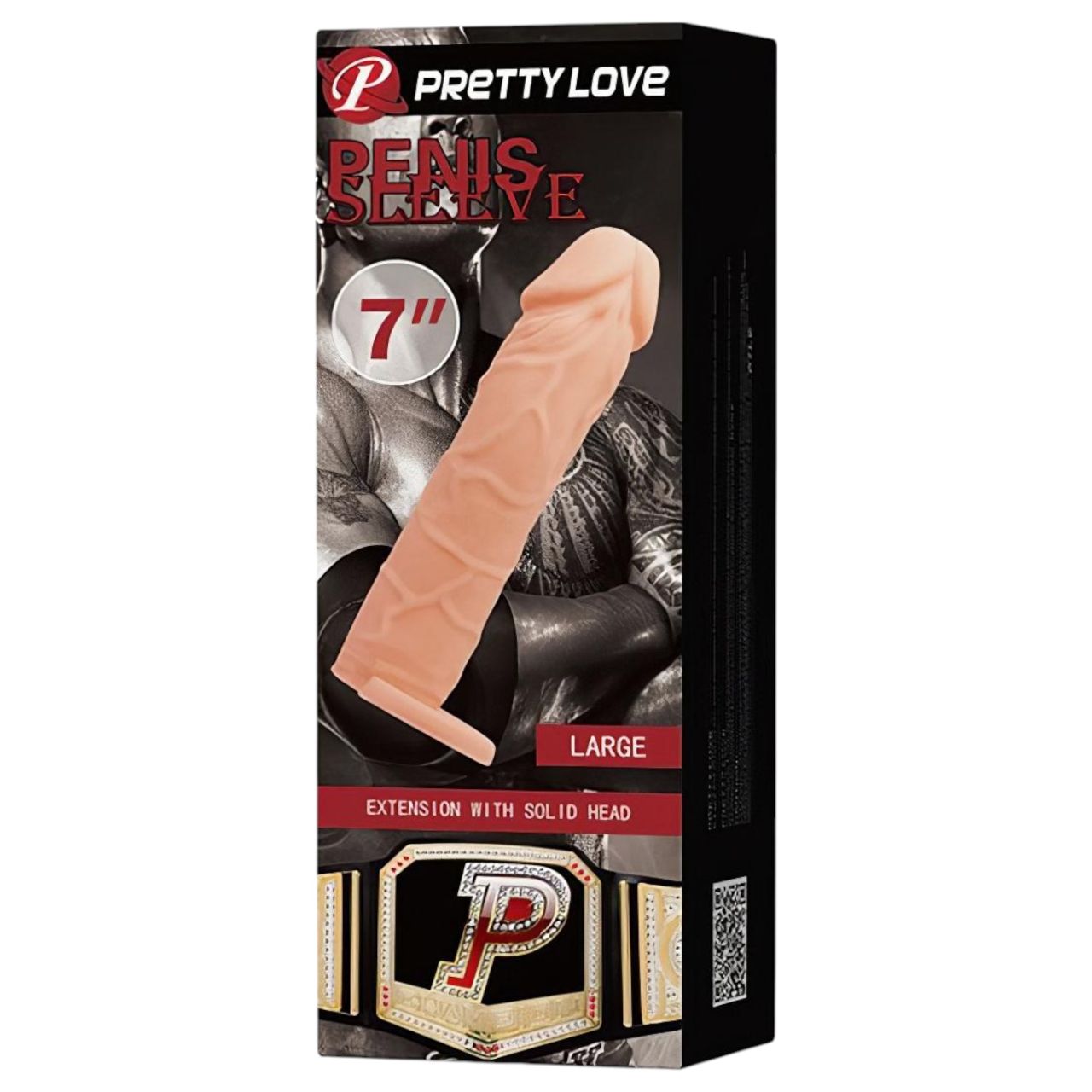 Pretty Love - heregyűrűs péniszköpeny (testszínű) Pretty Love - heregyűrűs péniszköpeny (testszínű)