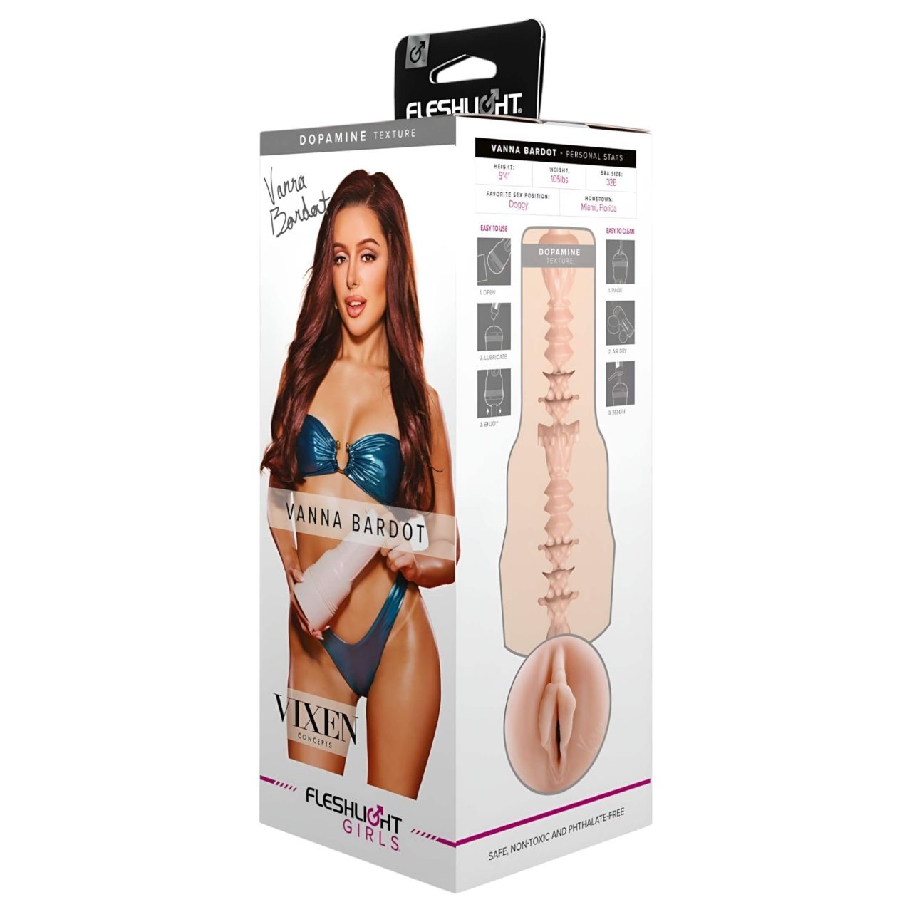Fleshlight Vanna Bardot - élethű vagina (testszínű)