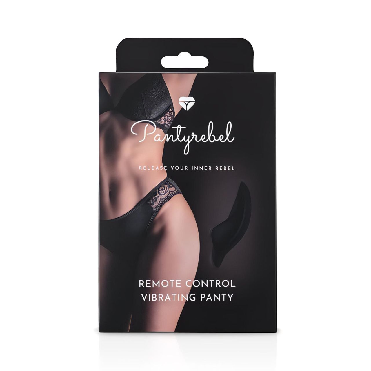 Pantyrebel - akkus, rádiós vibrációs bugyi (fekete, S-L)