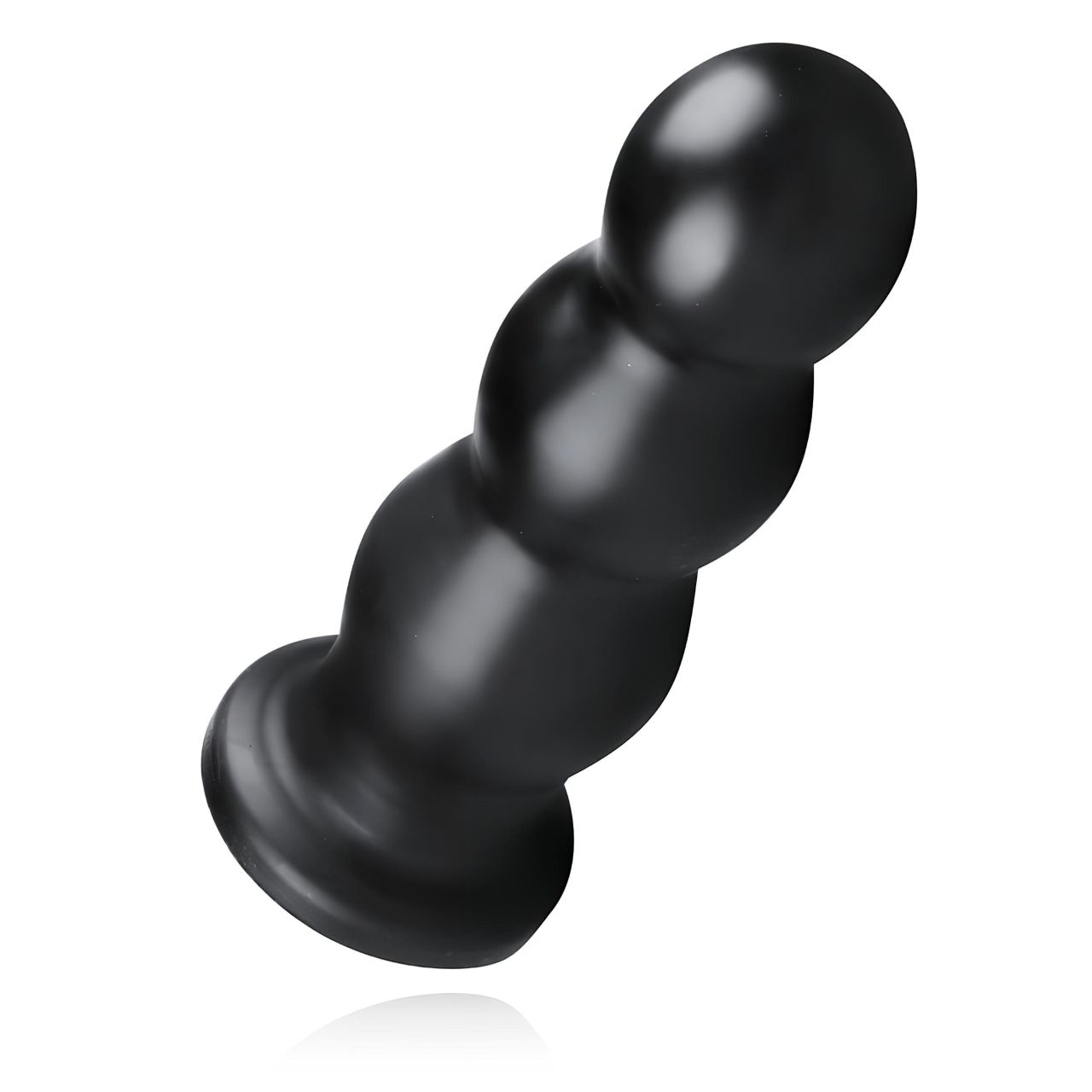BUTTR Tactical III - tapadókorongos dildó (fekete)