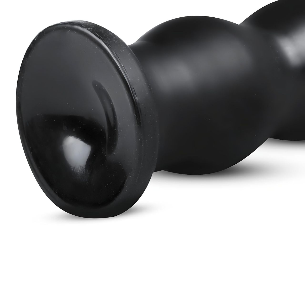BUTTR Tactical III - tapadókorongos dildó (fekete)