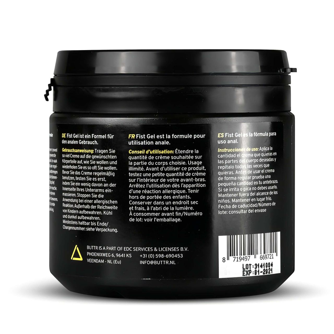 BUTTR Fisting Gel - öklöző, vízbázisú síkosító gél (500 ml) BUTTR Fisting Gel - öklöző, vízbázisú síkosító gél (500 ml)
