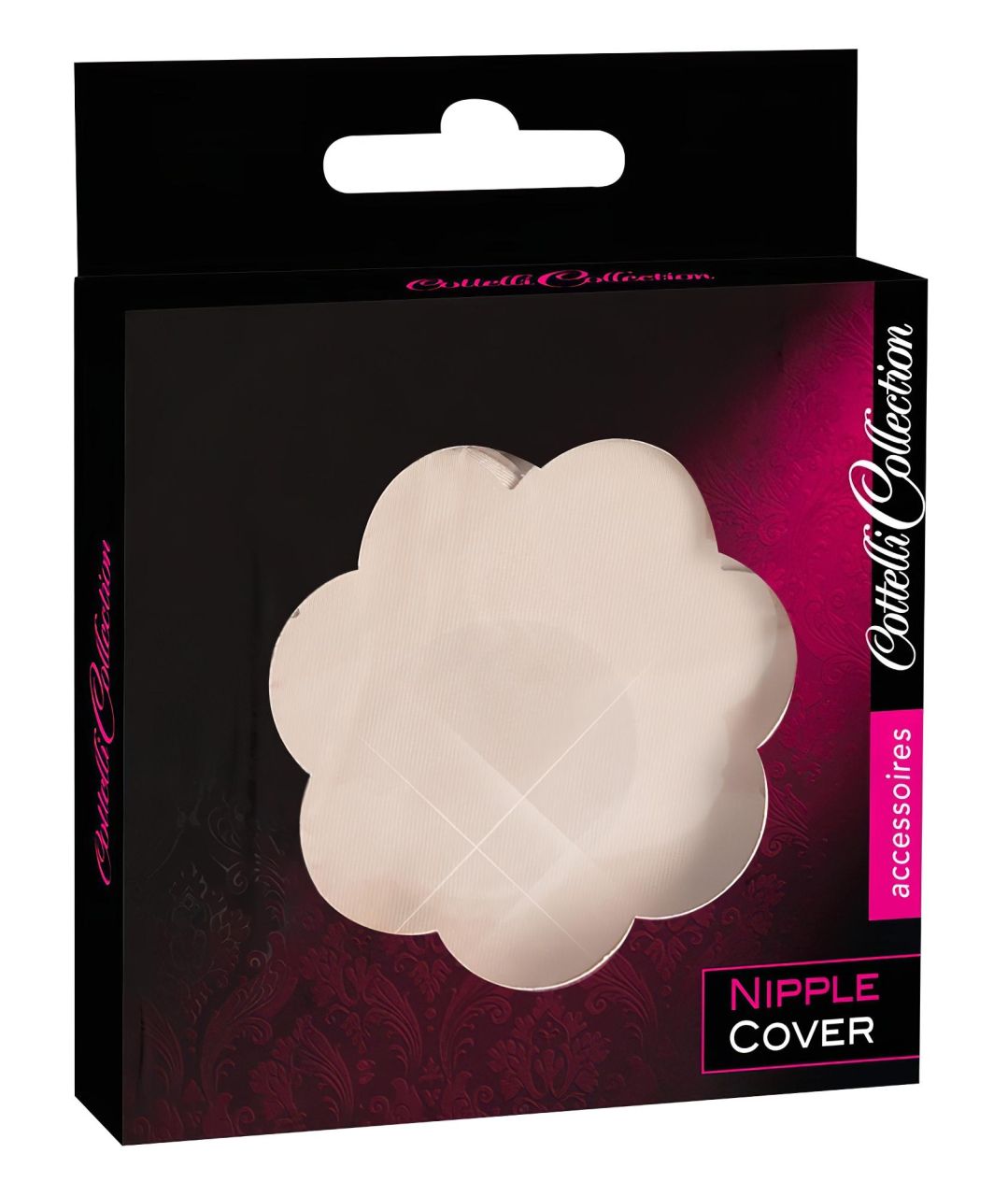 Cottelli Nipple Cover - virág mellbimbó tapasz (natúr, 12 db)