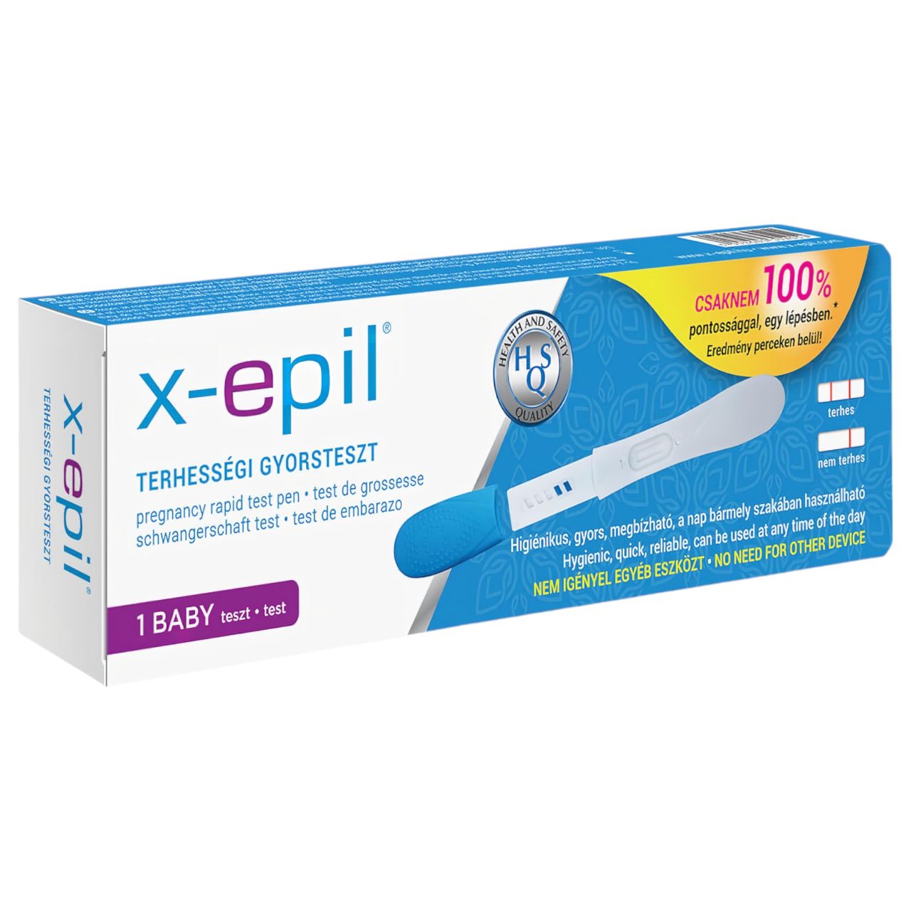 X-Epil - terhességi gyorsteszt toll (1 db) X-Epil - terhességi gyorsteszt toll (1 db)