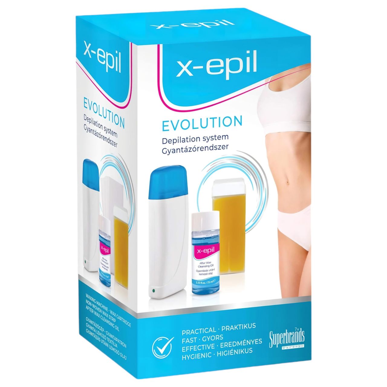 X-Epil Evolution - gyantázó szett X-Epil Evolution - gyantázó szett