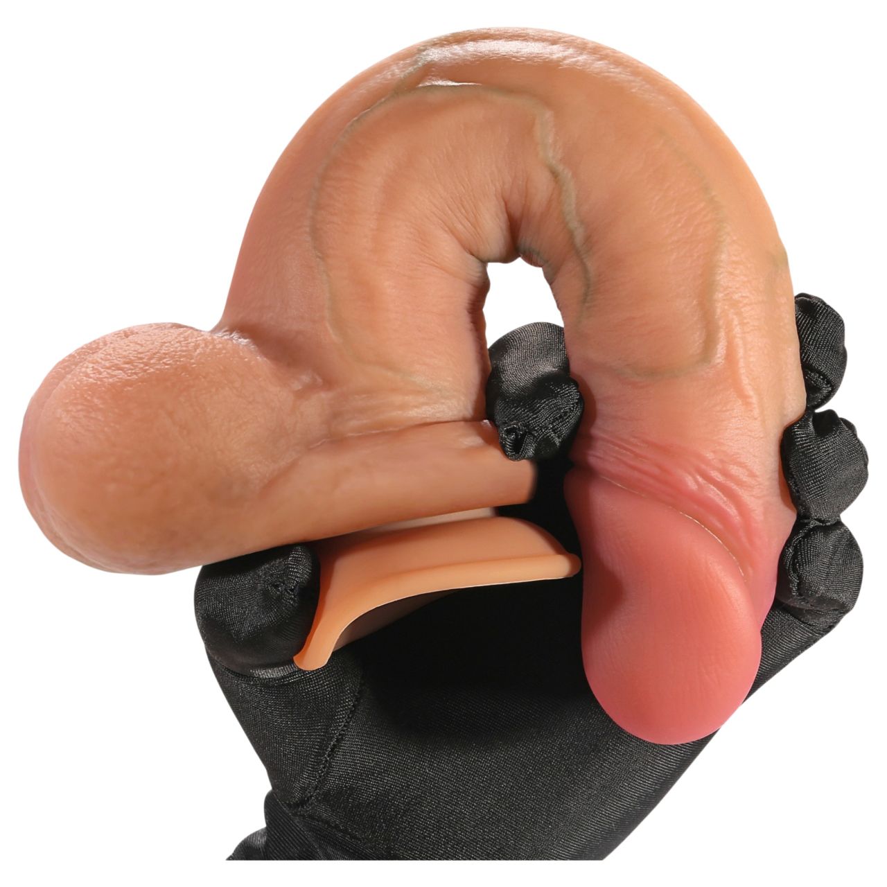 FeelSkin - ultra realisztikus herés dildó - natúr (20,5 cm)
