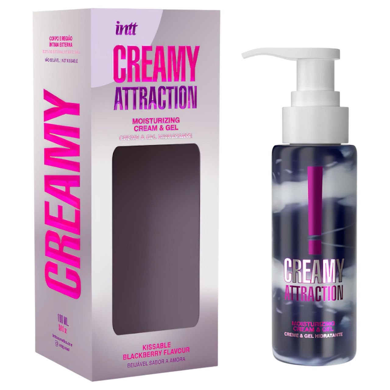 intt Creamy Attraction - csókolható krémgél - szeder (100ml)