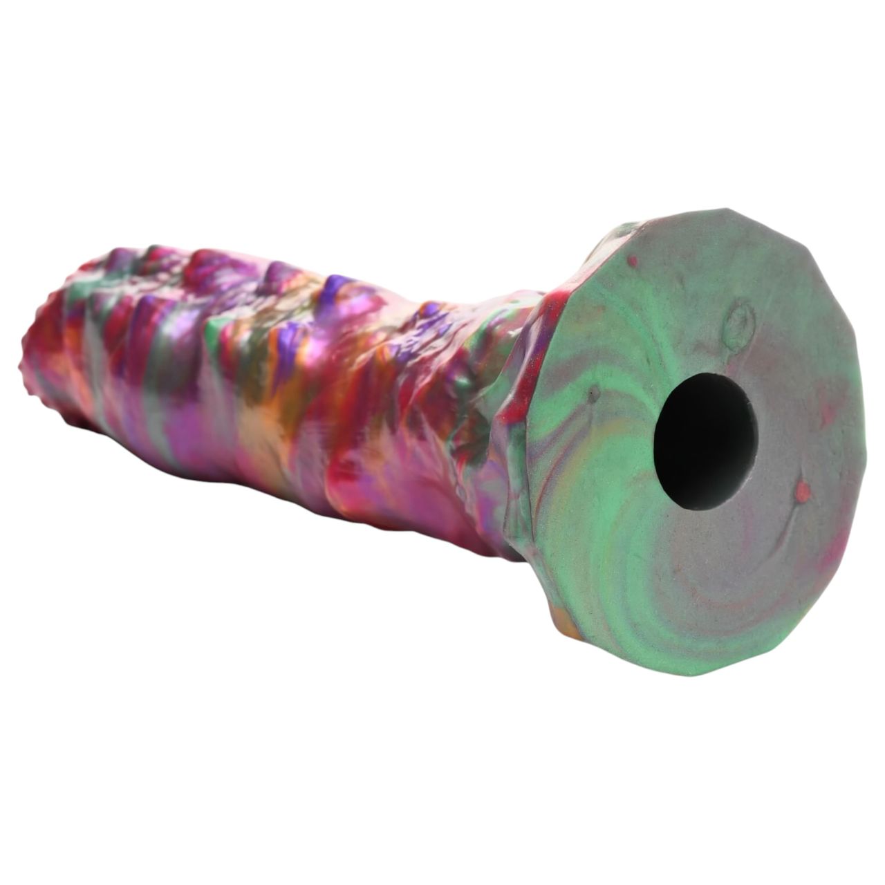 Creature Cocks Larva - ovipozitor űrlény dildó (szivárvány)