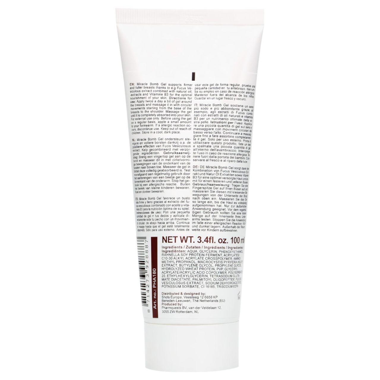 Pharmquests Miracle Bomb - mellnagyobbító és feszesítő krém (100 ml)