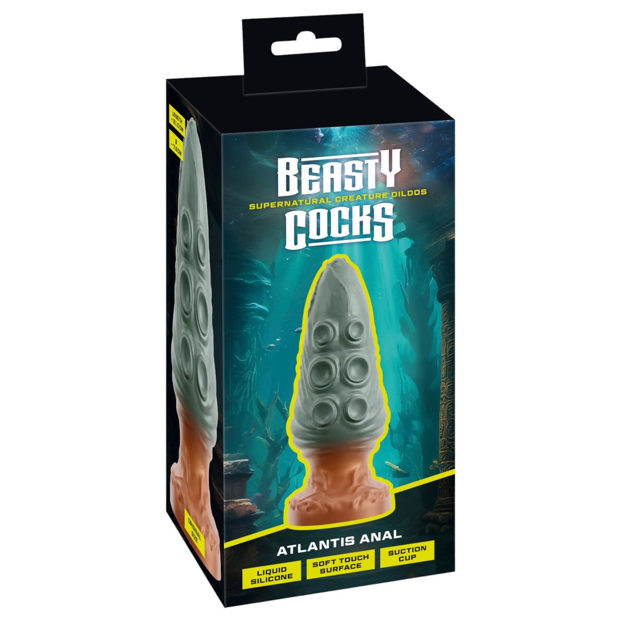 Beasty Cocks Atlantis - análplug (zöld) Beasty Cocks Atlantis - análplug (zöld)