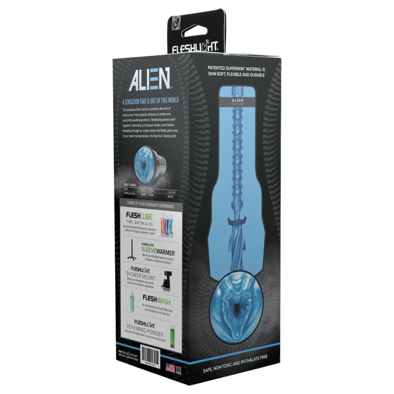 Fleshlight Alien - űrlény maszturbátor (kék) Fleshlight Alien - űrlény maszturbátor (kék)