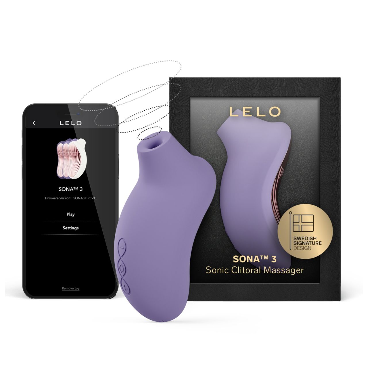 LELO Sona 3 - hanghullámos csiklóizgató (levendula) LELO Sona 3 - hanghullámos csiklóizgató (levendula)