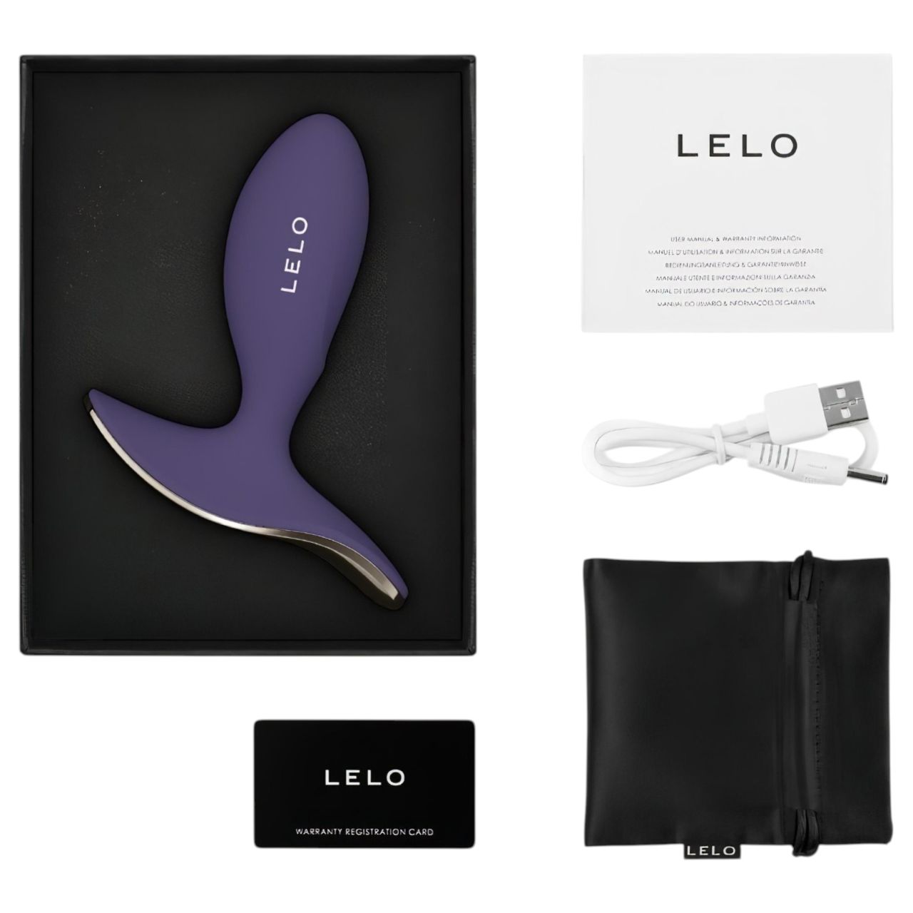 LELO Surfer - app-vezérelt, vízálló anál vibrátor (lila)