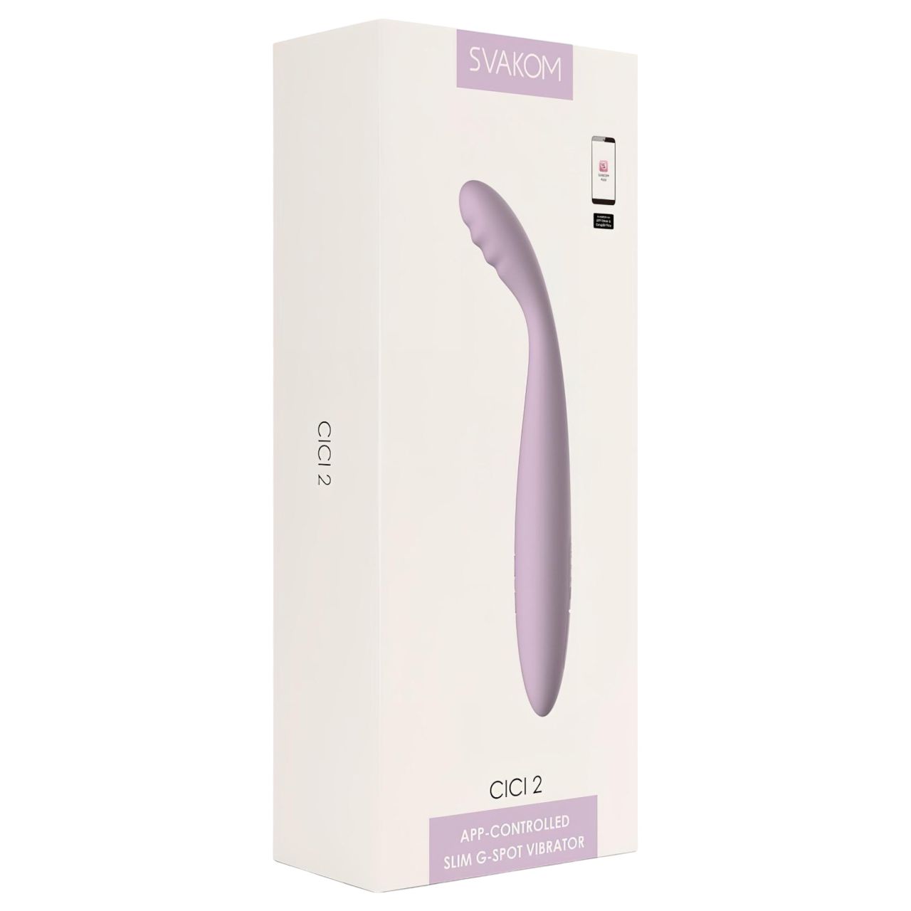 Svakom Cici 2 - App-vezérelt G-pont vibrátor (lila) Svakom Cici 2 - App-vezérelt G-pont vibrátor (lila)