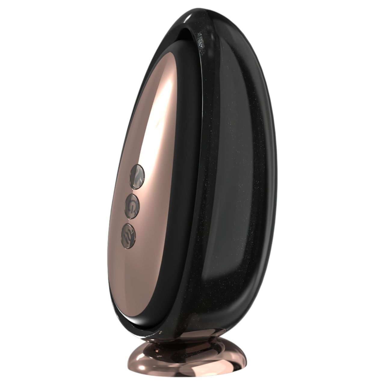 Sex HD Mirror - melegítő funkciós nyaló vibrátor (fekete) Sex HD Mirror - melegítő funkciós nyaló vibrátor (fekete)