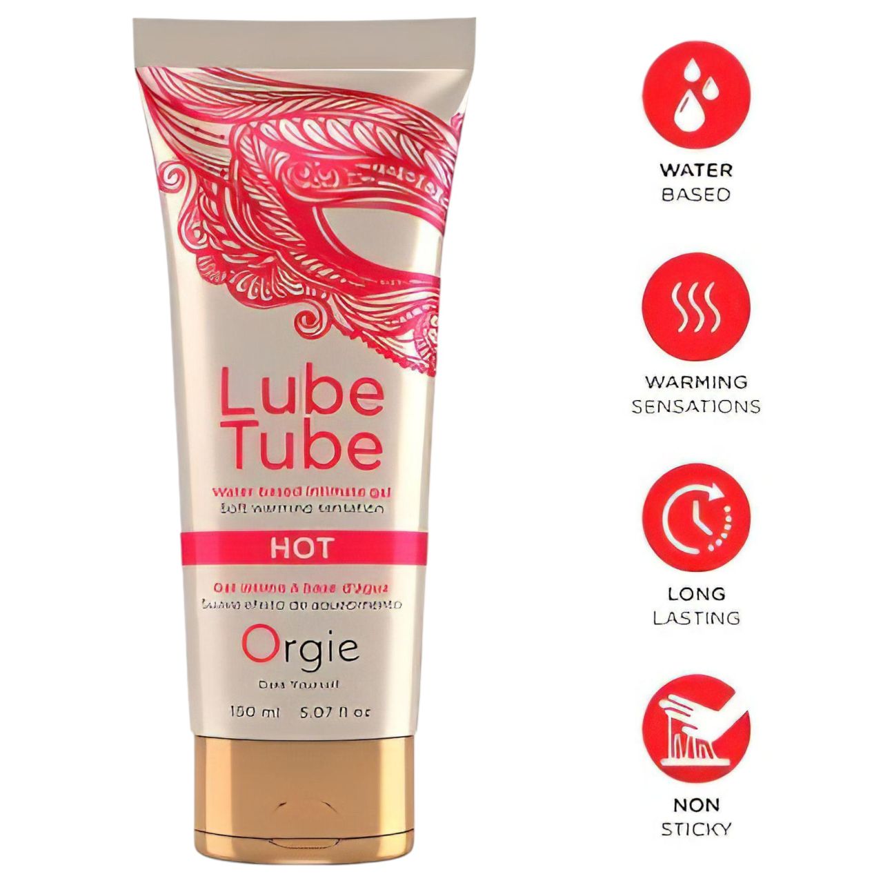 Orgie Lube Tube - melegítő hatású síkosító gél (150 ml) Orgie Lube Tube - melegítő hatású síkosító gél (150 ml)