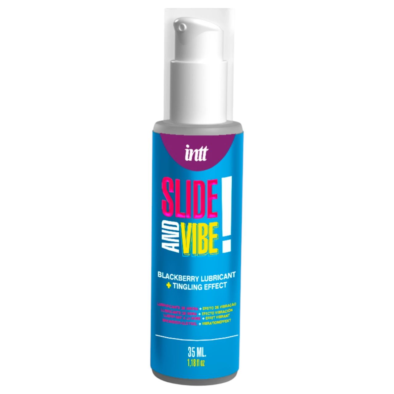 Intt - ehető, bizsergető intim síkosító gél - szeder (35 ml)