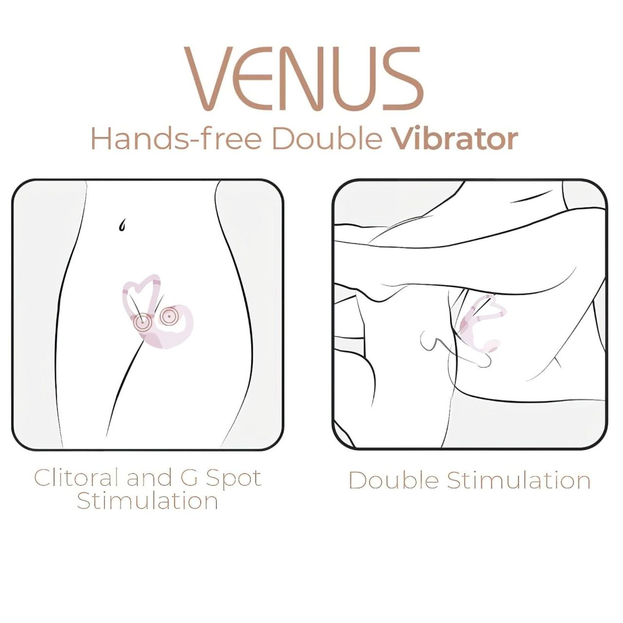 / Adrien Lastic Venus - G-pont- és csikló vibrátor (pink)
