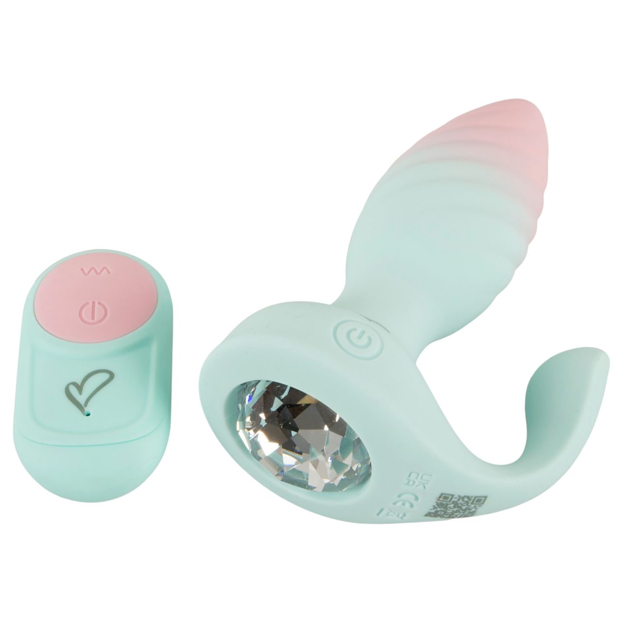 Beau Coeur Juvela - vibrációs anál plug (türkiz) Beau Coeur Juvela - vibrációs anál plug (türkiz)