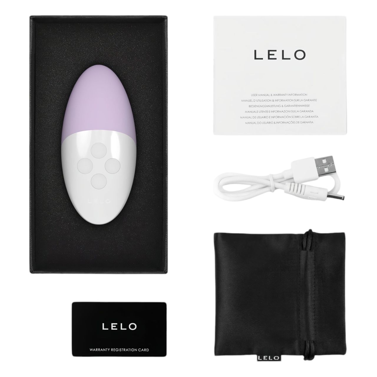 LELO Siri 3 - hanggal aktiválható csiklóizgató vibrátor (lila)