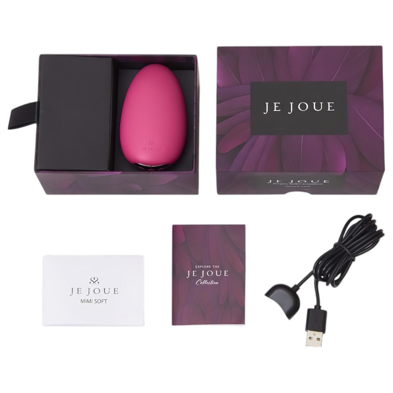 Je Joue Mimi Soft - akkus, vízálló csikló vibrátor (pink)