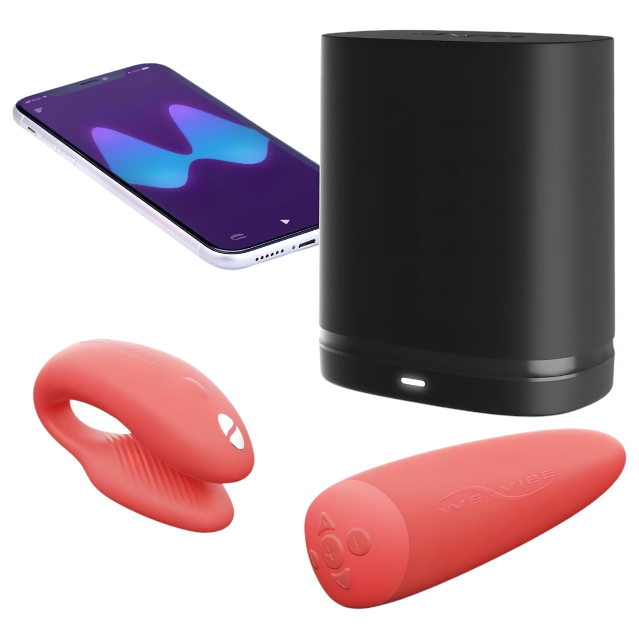 We-Vibe Chorus - App-vezérelt párvibrátor (narancs)