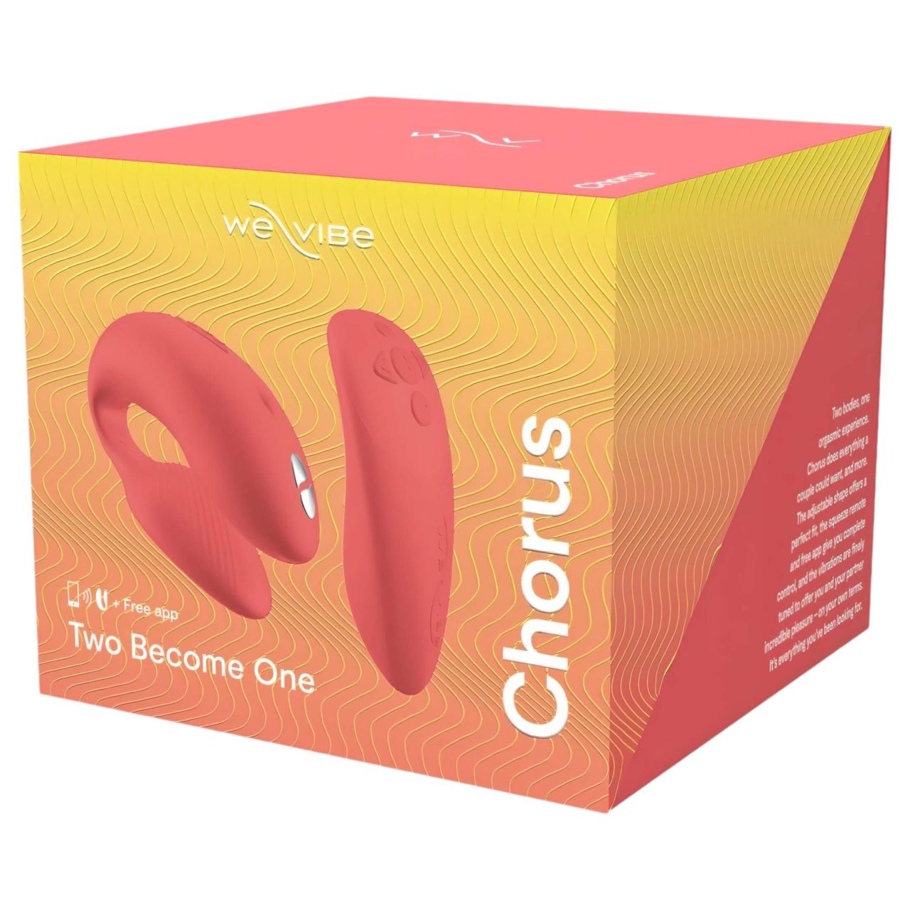 We-Vibe Chorus - App-vezérelt párvibrátor (narancs)