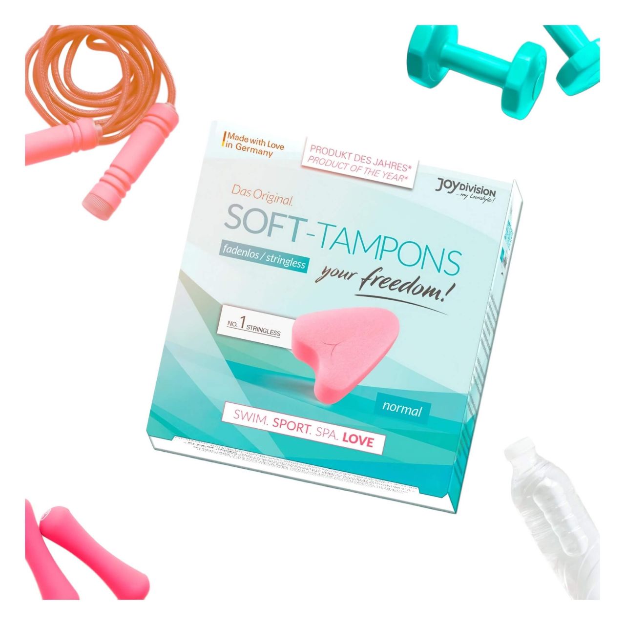 JoyDivision Soft-Tampons - zsinór nélküli puha tampon (3 db)