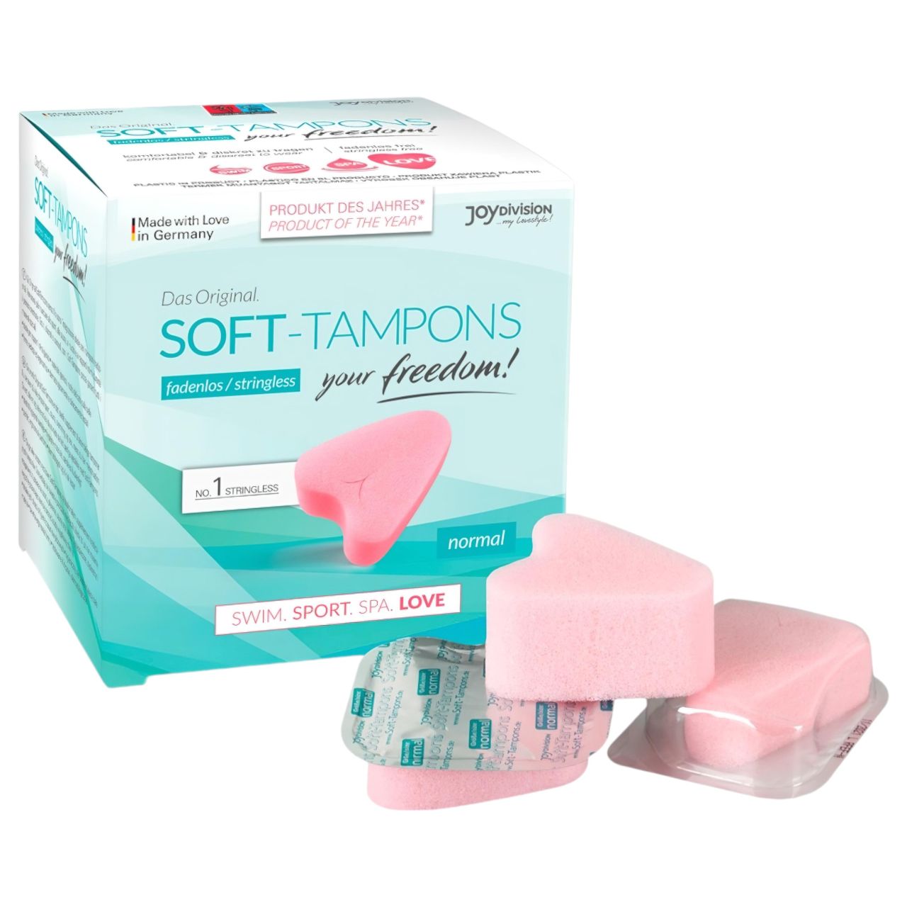 JoyDivision Soft-Tampons - zsinór nélküli puha tampon (3 db)