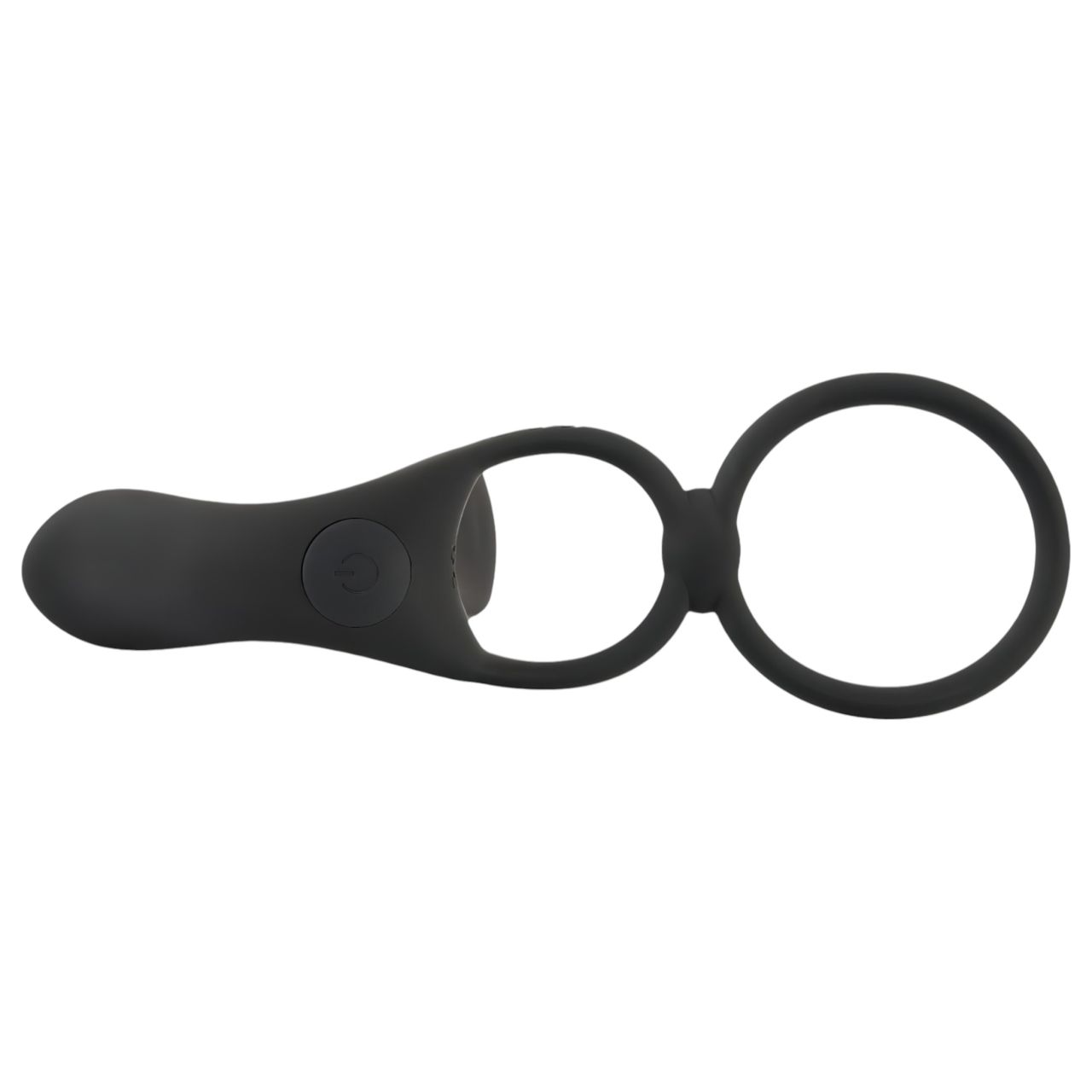 Black Velvets - akkus, 2in1 vibrátor és péniszgyűrű (fekete)