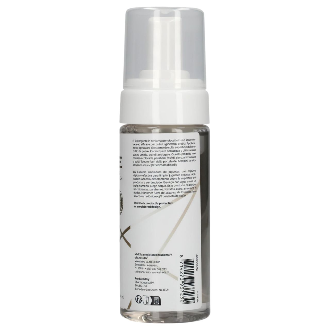 Vive - szexjáték tisztító hab (140 ml)