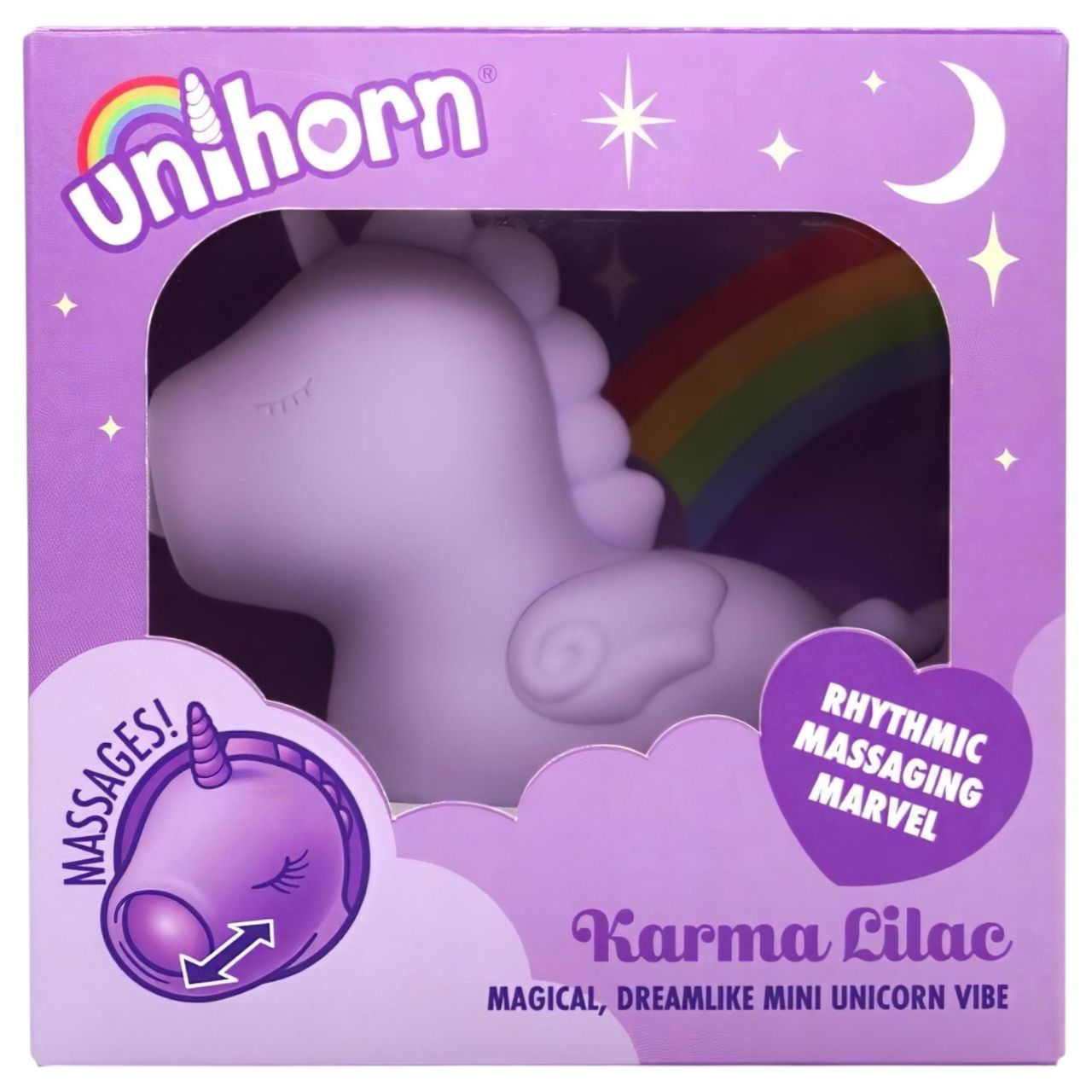 Unihorn Karma - akkus unikornis csiklóizgató (lila) Unihorn Karma - akkus unikornis csiklóizgató (lila)