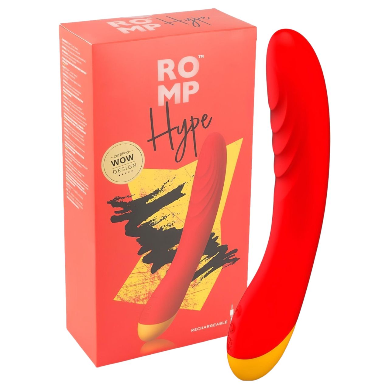 ROMP Hype - vízálló G-pont vibrátor (narancs) ROMP Hype - vízálló G-pont vibrátor (narancs)