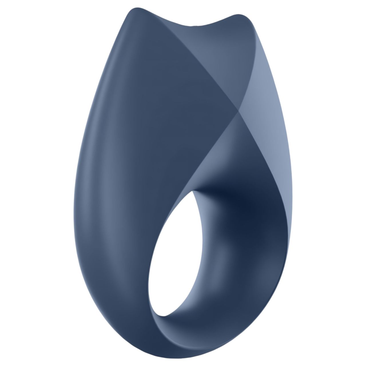 Satisfyer Royal One - App-vezérelt vibrációs péniszgyűrű, férfiaknak (kék)